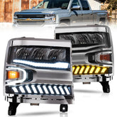VLAND LED Headlights For Chevrolet Silverado 1500 2016-2018